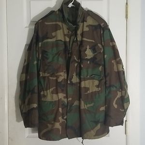 Vintage camo coat